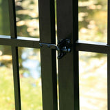 Barrette Outdoor Living 4.562 in. x 2.312 in. Steel Matte Black Gravity Latch