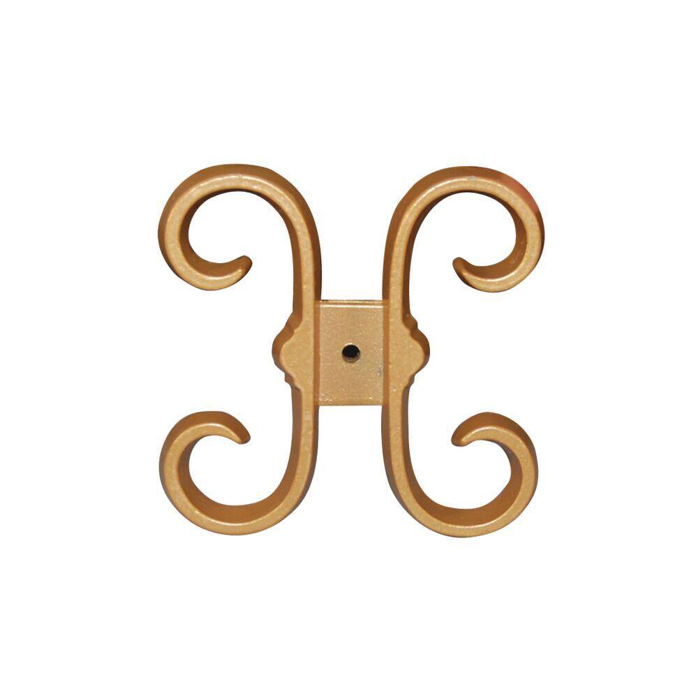 Barrette Outdoor Living 5/8 in. Gold Butterfly Scrolls