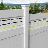 Barrette Outdoor Living Transition Bracket White for 1-3/4 in. x 7 in. Rail