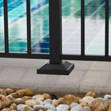 Barrette Outdoor Living 2 in. Black Surface Mount