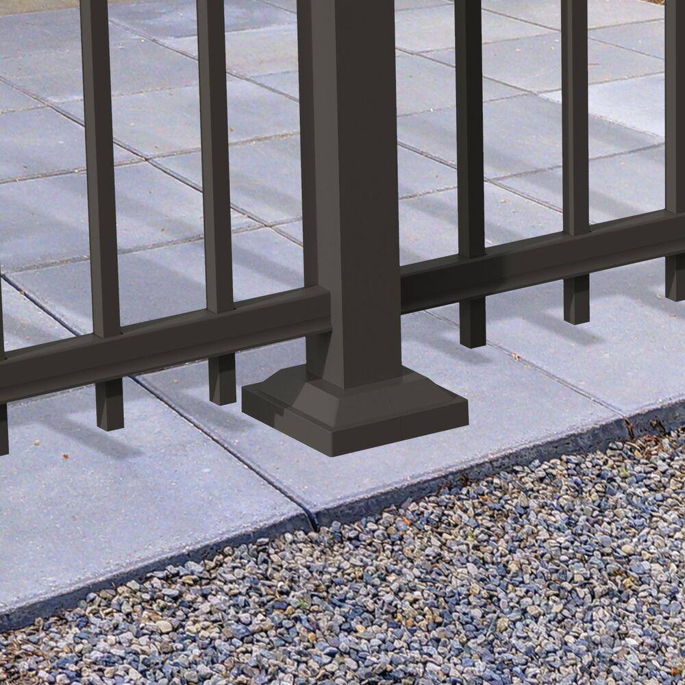 Barrette Outdoor Living 2-1/2 in. Metallic Pewter Surface Mount
