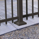 Barrette Outdoor Living 2-1/2 in. Metallic Pewter Surface Mount