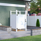 Barrette Outdoor Living 4 ft. x 4 ft. Vinyl Outdoor Shower Enclosure