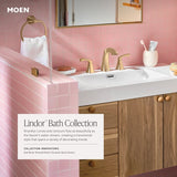 Moen Lindor Spot Resist Brushed Nickel 1-Handle Bathtub and Shower Faucet with Valve