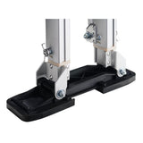 18 in. to 30 in. Adjustable Height Drywall Stilts in Silver - Super Arbor