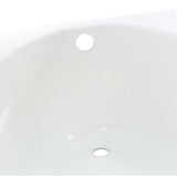 Proflex 5 ft. Reversible Drain Bathtub in White - Super Arbor