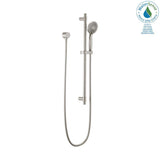 4-Spray 3.9 in. Single Wall Mount Handheld Shower Head in Stainless - Super Arbor
