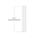 72 in. Oil Rubbed Bronze Extension Downrod