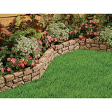 Dalen Products 6 in. x 10 ft. Tan Stone Wall Border
