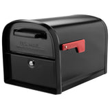 Oasis 360 Locking Parcel Mailbox with 2-Access Doors Black - Super Arbor