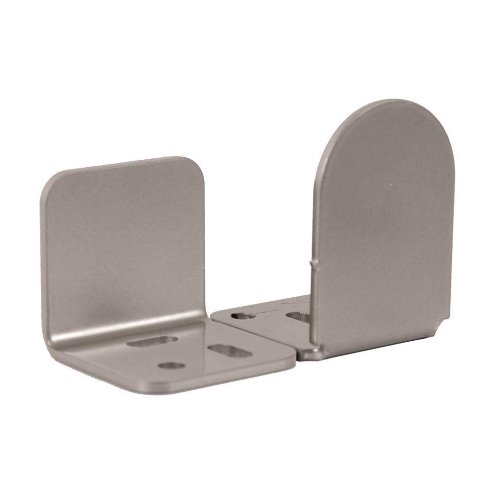 1-3/8 in. x 2-1/4 in. Dome Black Center Floor Guide - Super Arbor