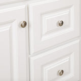 Hampton 30 in. W x 21 in. D x 33.5 in. H Bathroom Vanity Cabinet Only in White