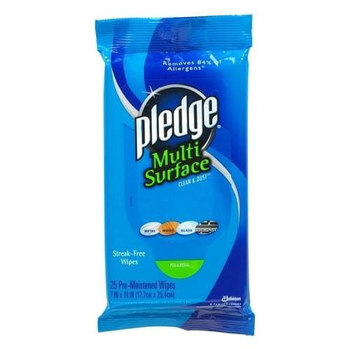 Pledge 25-Count Fresh Disinfectant All-Purpose Cleaner