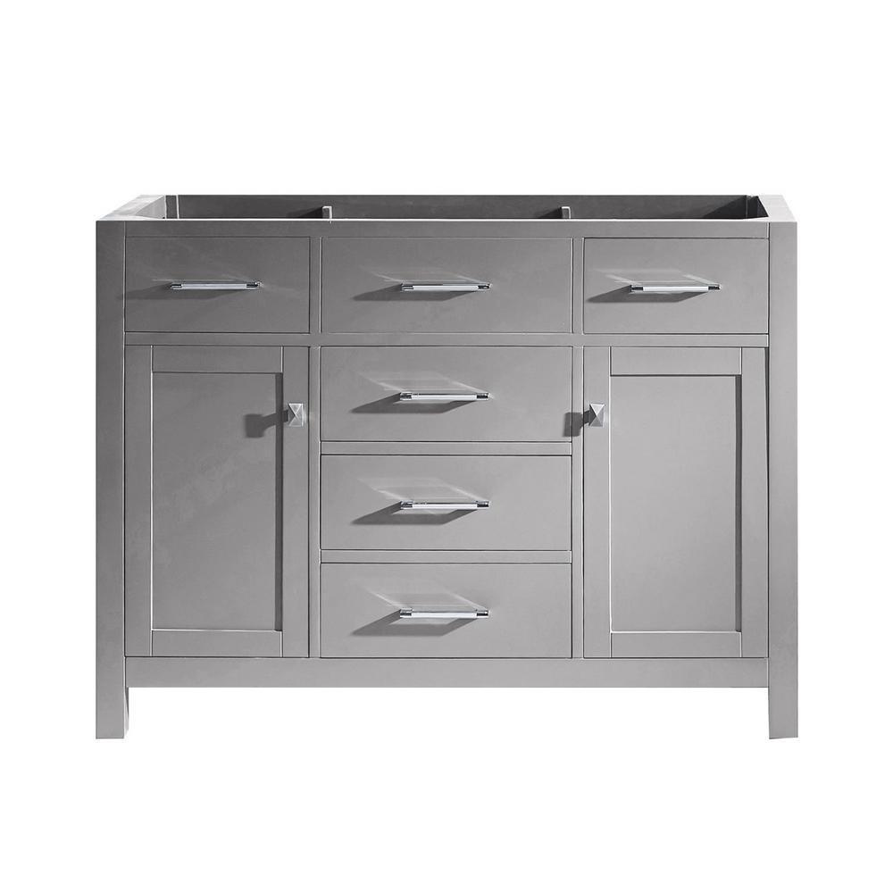 Caroline 72 in. W Bath Vanity Cabinet Only in Cashmere Gray - Super Arbor