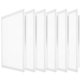 2 ft. x 2 ft. White Integrated LED Dimmable Back Lit Panel 5000K (6-Pack) - Super Arbor