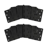 3-1/2 in. Square Corner Satin Nickel Door Hinge Value Pack (10 per Pack) - Super Arbor