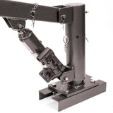 Stark 1100 lbs. Capacity Hitch Mounted Crane Hydraulic Lift Hoist for Pickup Trucks - Super Arbor