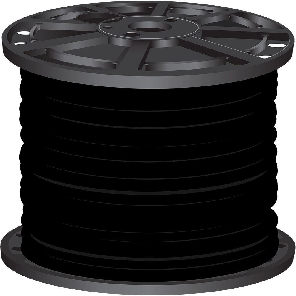 500 ft. 2/0 Black Stranded CU SIMpull THHN Wire - Super Arbor
