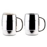 Jumbo KeepKool 33.8 oz. Double Walled Stainless Steel Mugs (Set of 2)