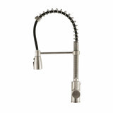 Kraus Premier Kitchen Faucet Stainless Steel 1-Handle Deck-Mount Pre-rinse Handle Kitchen Faucet
