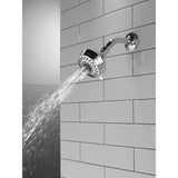 3-Spray 3-5/8 in. Single Fixed Shower Head Wall Mount in Chrome