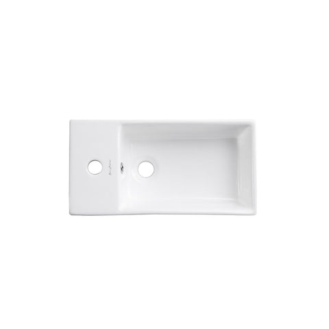 19.5 in. Pierre Bath Vanity with Vanity Top in Glossy White Basin - Super Arbor
