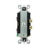 Decora 15 Amp Single Pole Dual Switch, White - Super Arbor