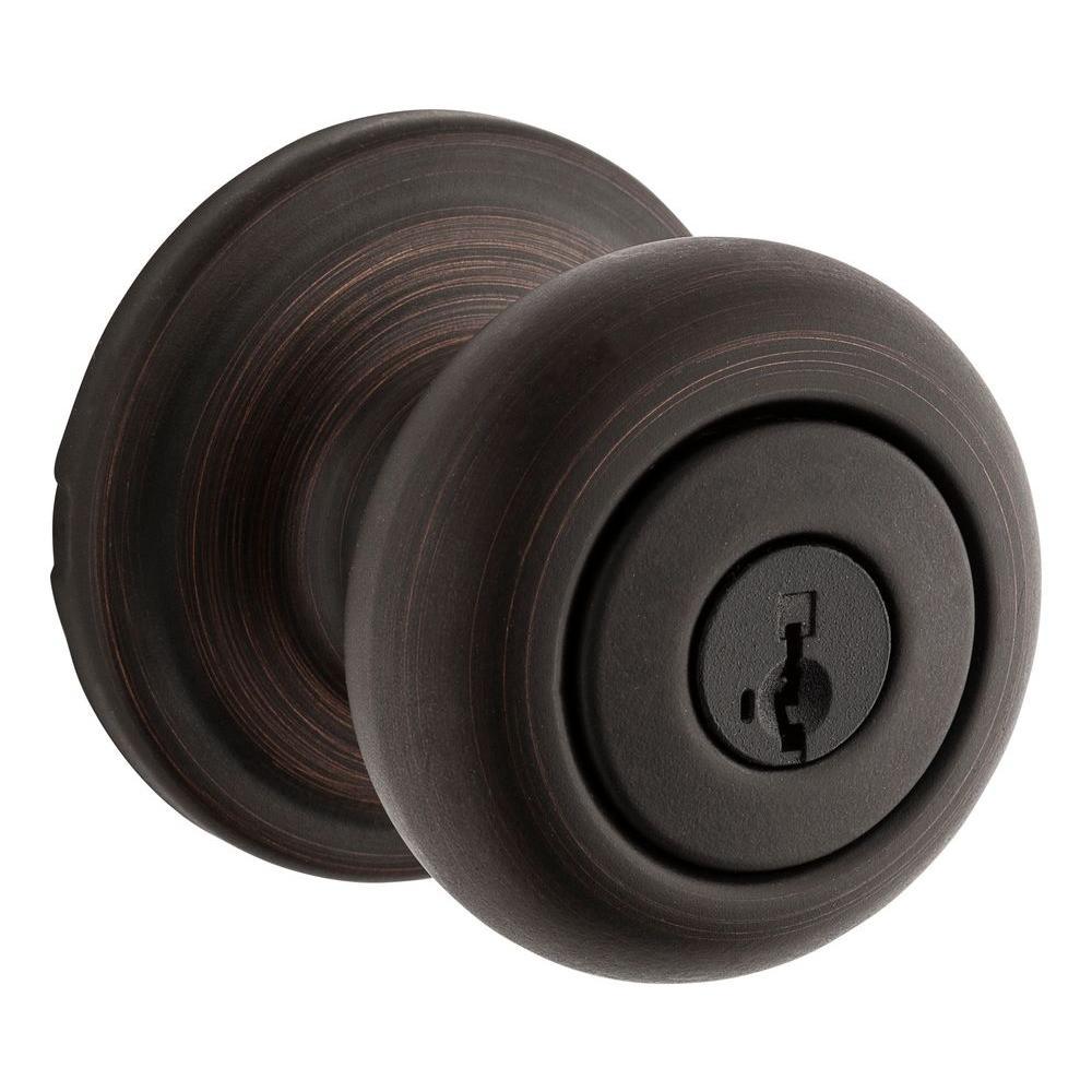 Hancock Satin Nickel Entry Door Knob Featuring SmartKey Security - Super Arbor