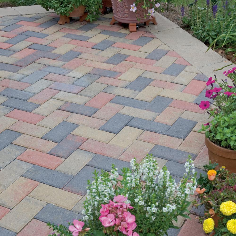 Holland 7.75 in. x 4 in. x 1.75 in. Old Town Blend Concrete Paver - Super Arbor