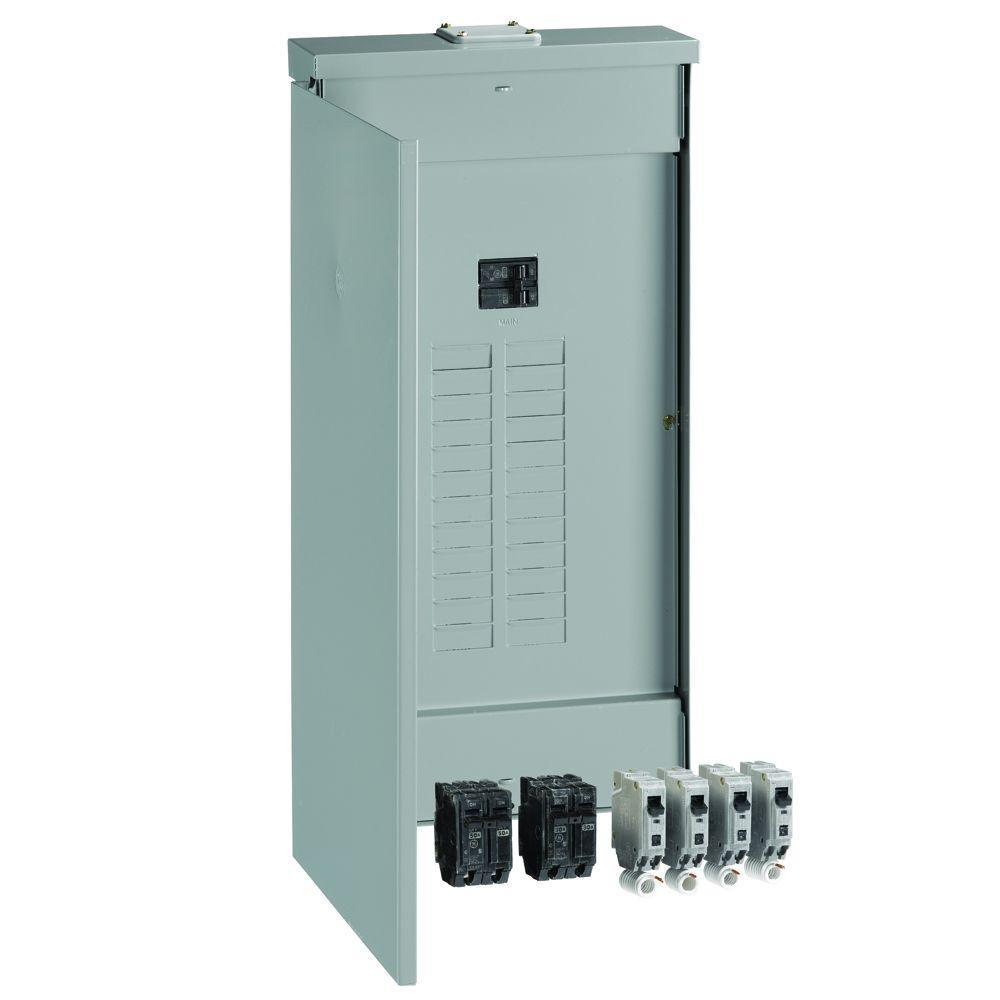 PowerMark Gold 100 Amp 20-Space 20-Circuit Indoor Main Breaker Value Kit Includes Select Circuit Breakers - Super Arbor