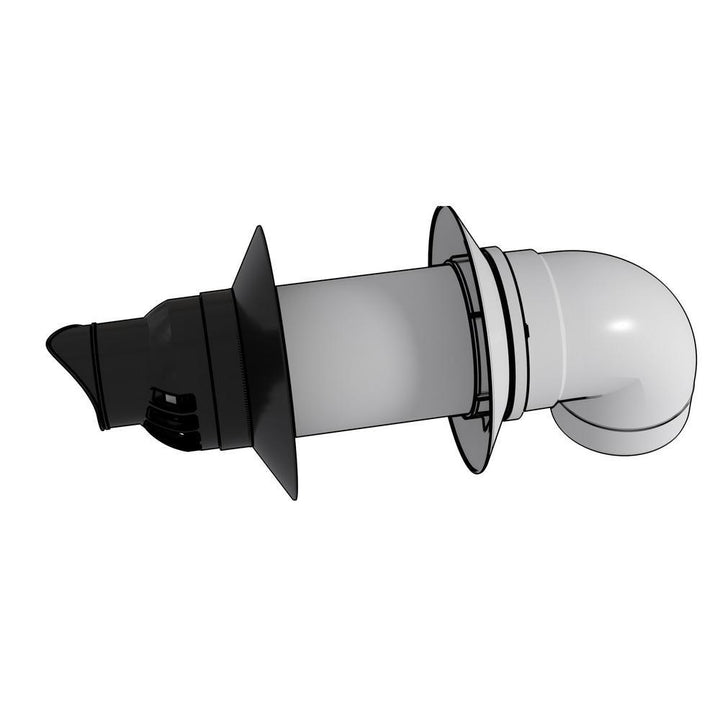 3 in. / 5 in. x 8.7 in. Plastic Condensing Horizonatal Termination Vent Kit - Super Arbor
