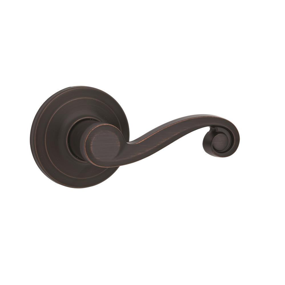 Lido Satin Nickel Right-Handed Dummy Door Lever with Microban Antimicrobial Technology - Super Arbor