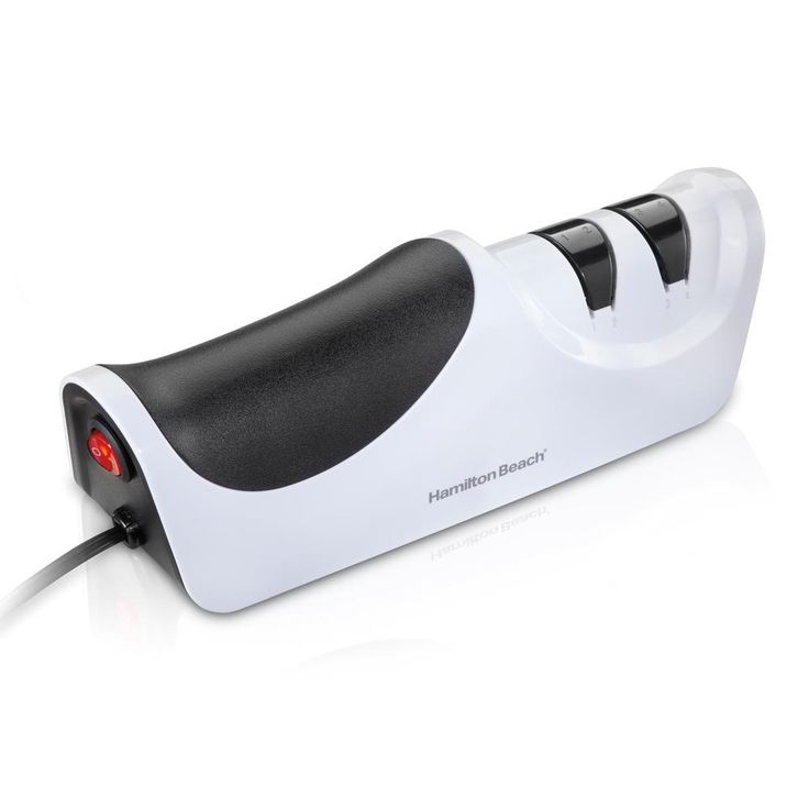 2-Stage Variable-Grit Diamond Coated Electric Knife Sharpener