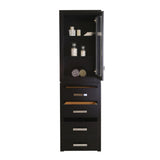 Madison 21 in. x 17 in. D x 72 in. H Free Standing Linen Cabinet in Espresso - Super Arbor