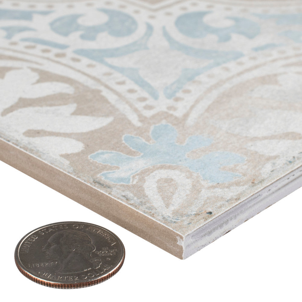 Merola Tile Barcelona Decor Montjuic 5-3/4 in. x 5-3/4 in. Porcelain Floor and Wall Tile (10.56 sq. ft./Case)