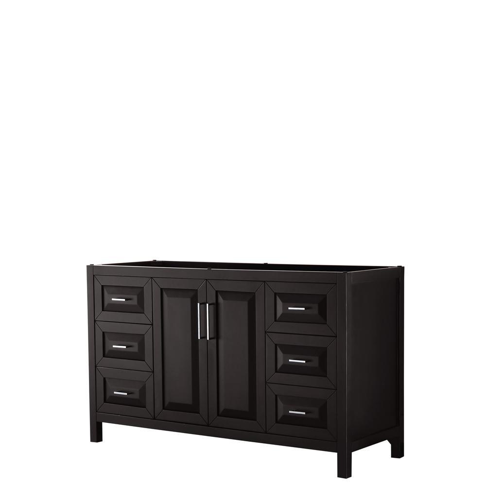 Daria 59 in. Single Bathroom Vanity Cabinet Only in White - Super Arbor