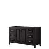 Daria 59 in. Single Bathroom Vanity Cabinet Only in White - Super Arbor