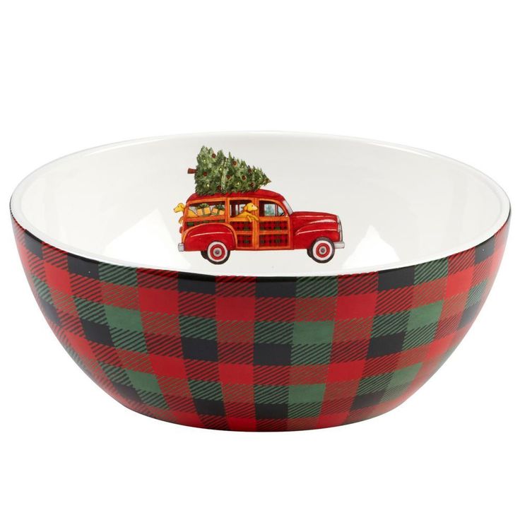 Home For Christmas Serving Bowl