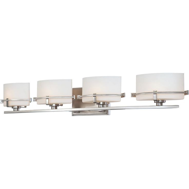 Nolan 4-Light Brushed Nickel Vanity Light