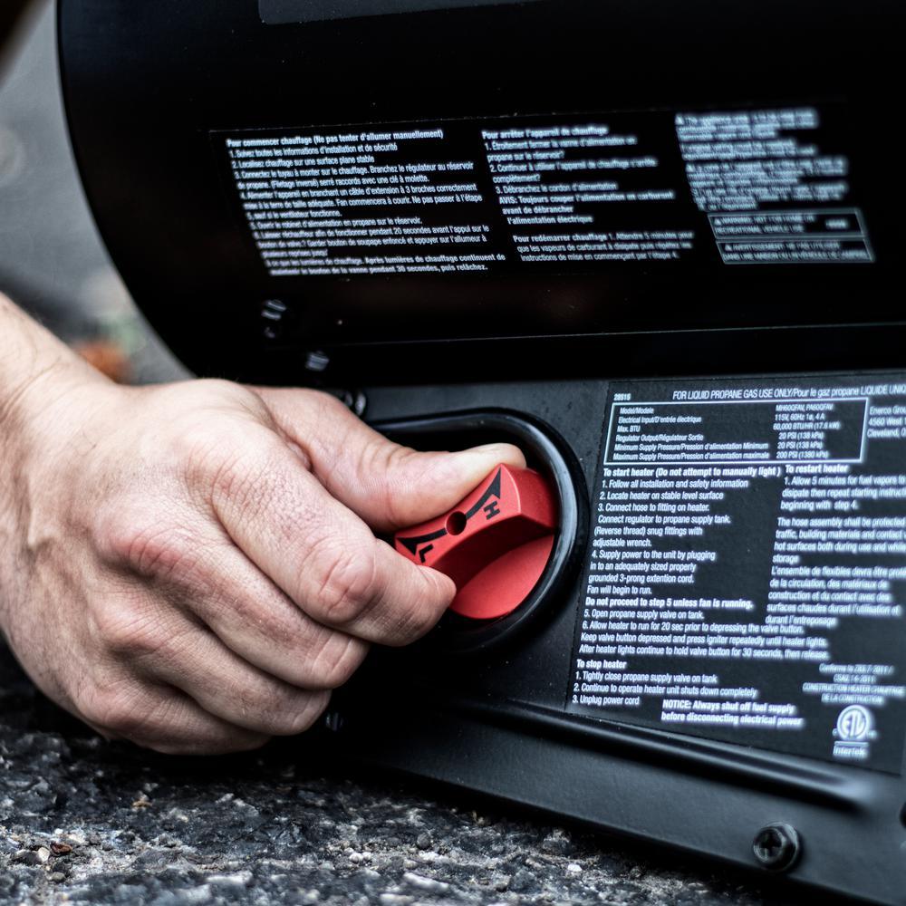 60,000 BTU Forced Air Propane Heater - Super Arbor
