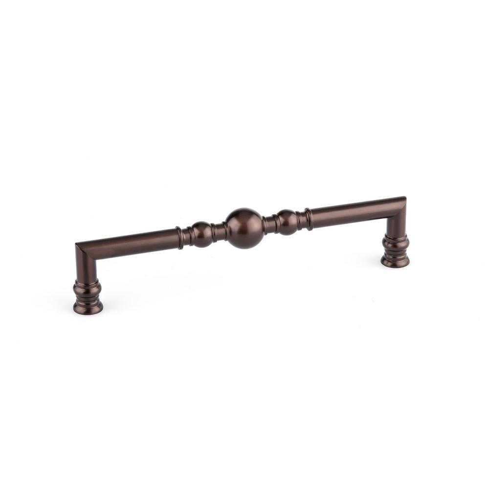 7-9/16 in. (192 mm) Center-to-Center Champagne Bronze Traditional Drawer Pull - Super Arbor