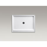Kathryn 48 in. x 36 in. Single Threshold Shower Base in White - Super Arbor