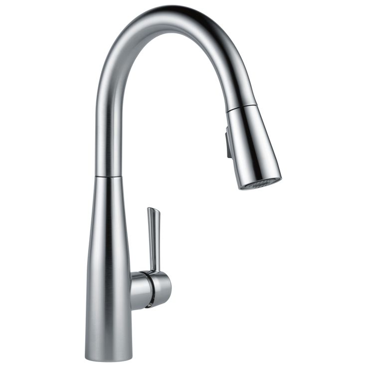 Delta Essa 1-Handle Deck Mount Pull-Down Handle/Lever Residential Kitchen Faucet