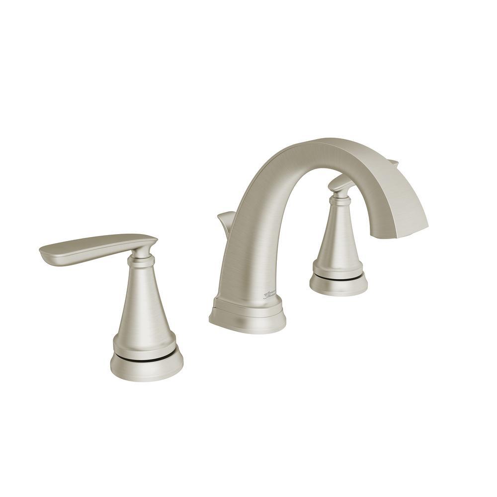 Somerville 8 in. Widespread Bathroom Faucet and Single-Handle 3-Spray Tub and Shower Faucet Set in Brushed Nickel - Super Arbor