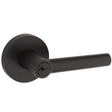 Milan Matte Black Keyed Entry Door Lever - Super Arbor