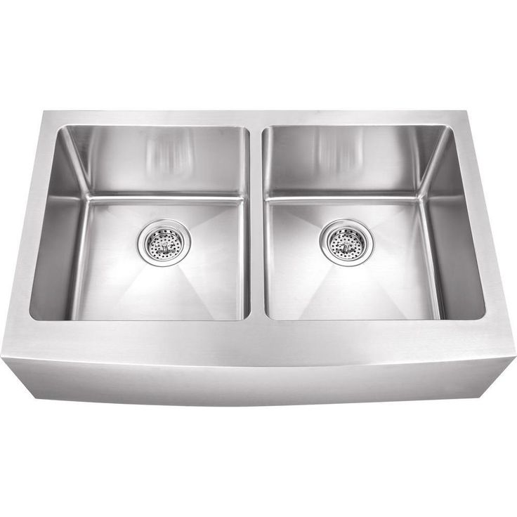 Farmhouse Apron Front Undermount 16-Gauge Stainless Steel 33 in. 50/50 Double Bowl Kitchen Sink with Grid Set and Drains