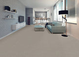 STAINMASTER Essentials Blue Diamonds III 15-ft Greige Textured Carpet (Indoor)