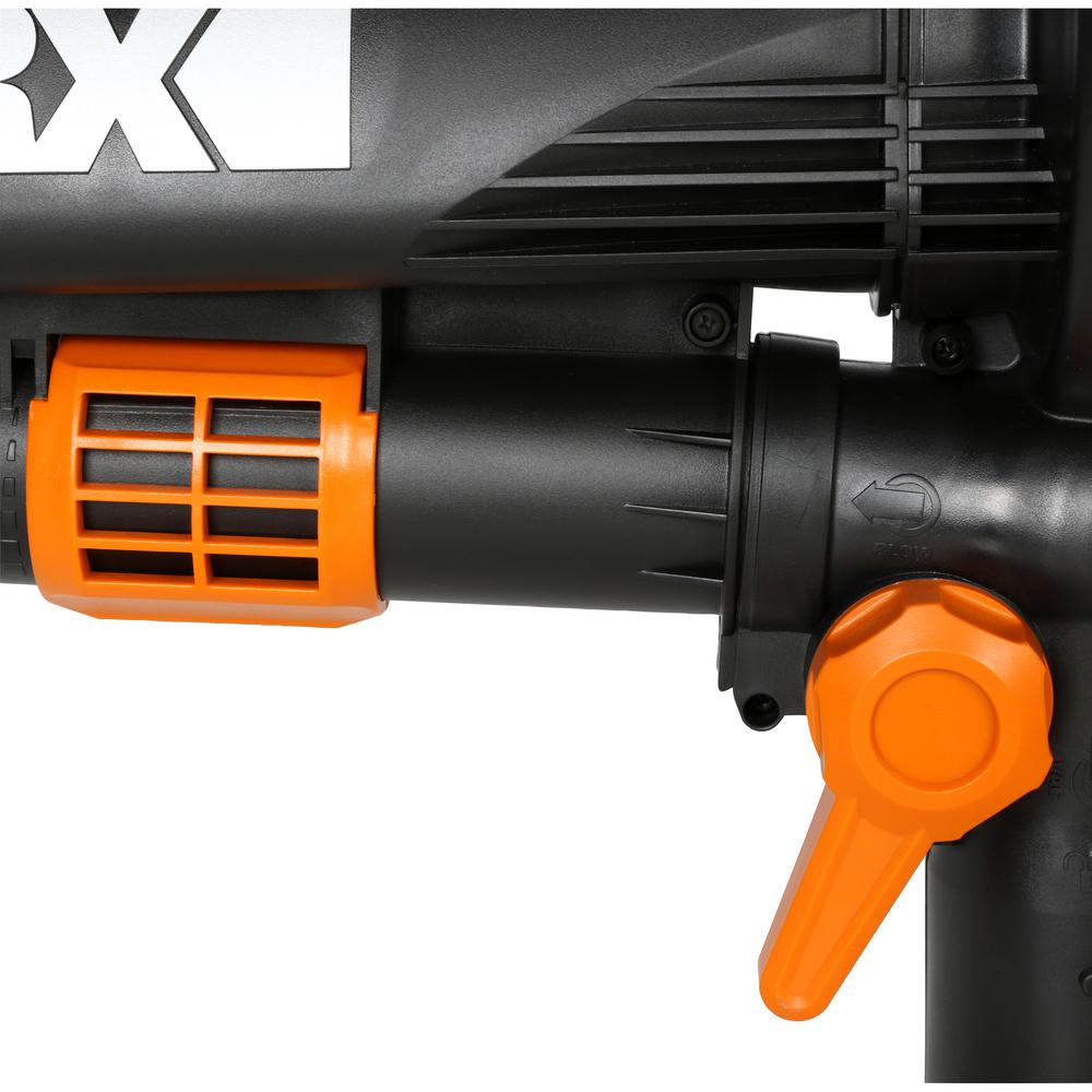 Worx 210 MPH 350 CFM Electric 12 Amp Leaf Blower/Mulcher/Vac with Metal Impeller - Super Arbor