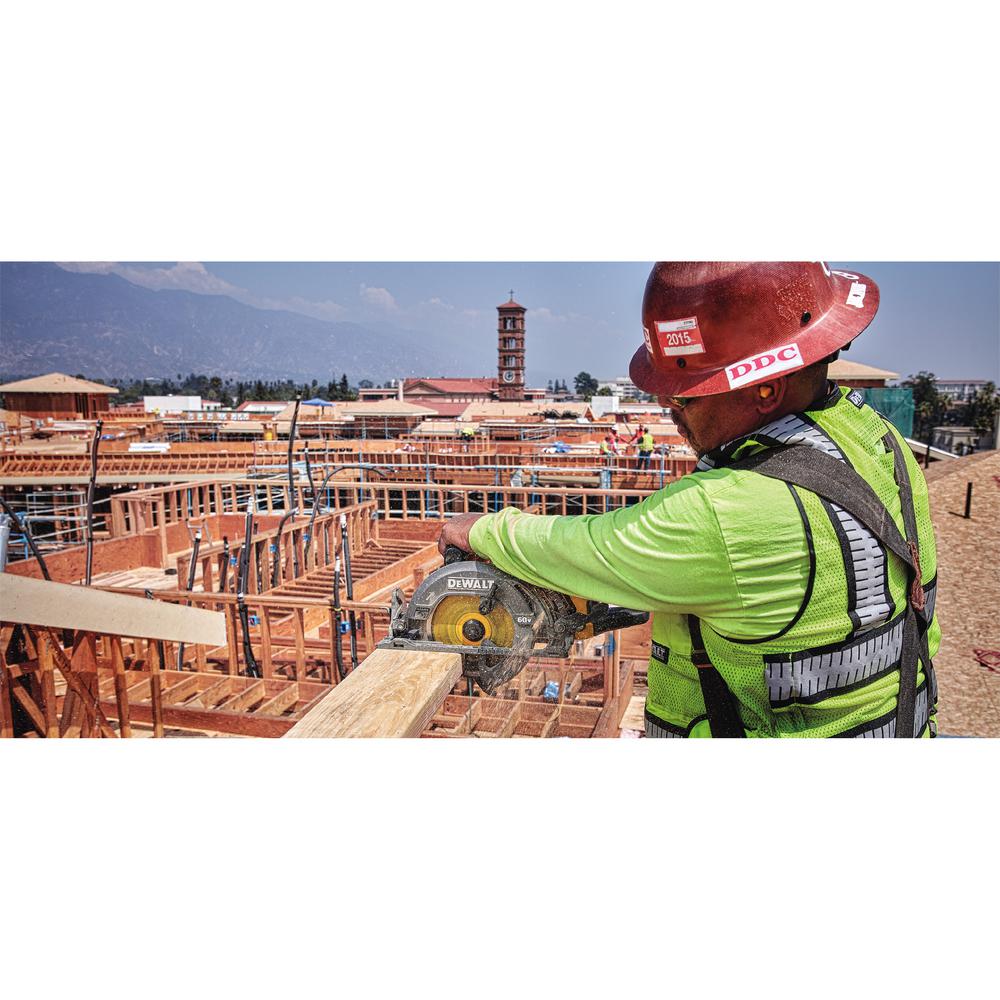 FLEXVOLT 60-Volt MAX Lithium-Ion Cordless Brushless 7-1/4 in. Wormdrive Style Circular Saw (Tool-Only) - Super Arbor