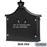4400 Series Black Victorian Mailbox - Super Arbor